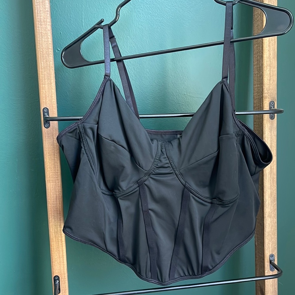 SHEIN Curve plus stretch corset top
